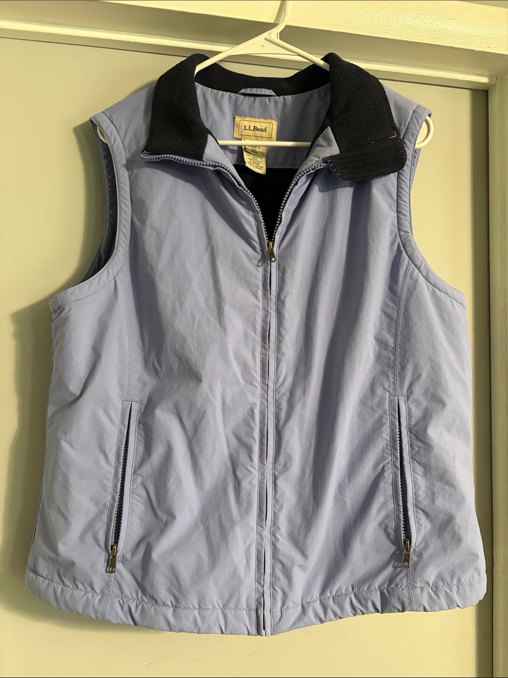 L.L. Bean fleece lined vest
